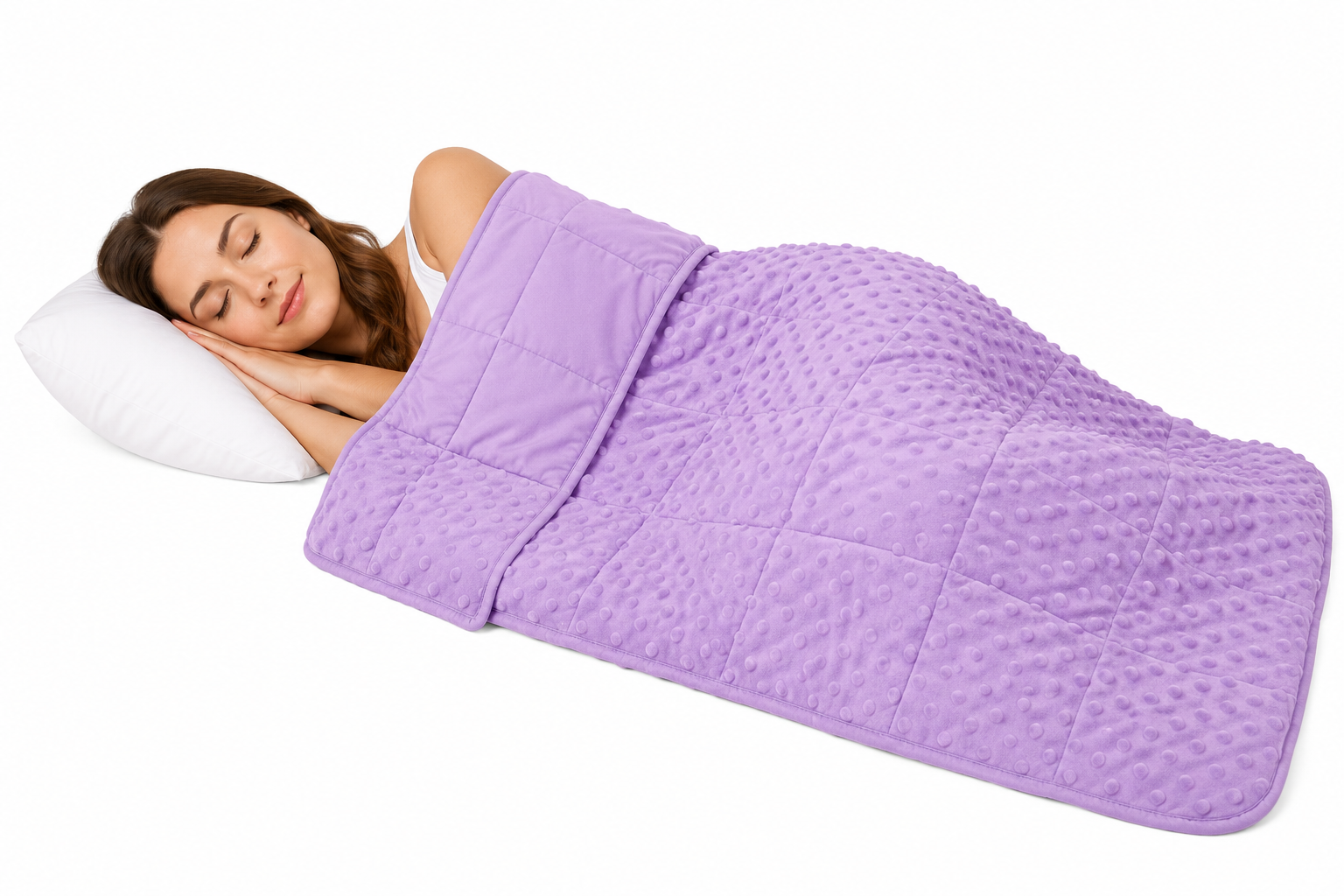 Weighted Blanket for Adults - 20 lb Heavy Blanket with Premium Glass Beads