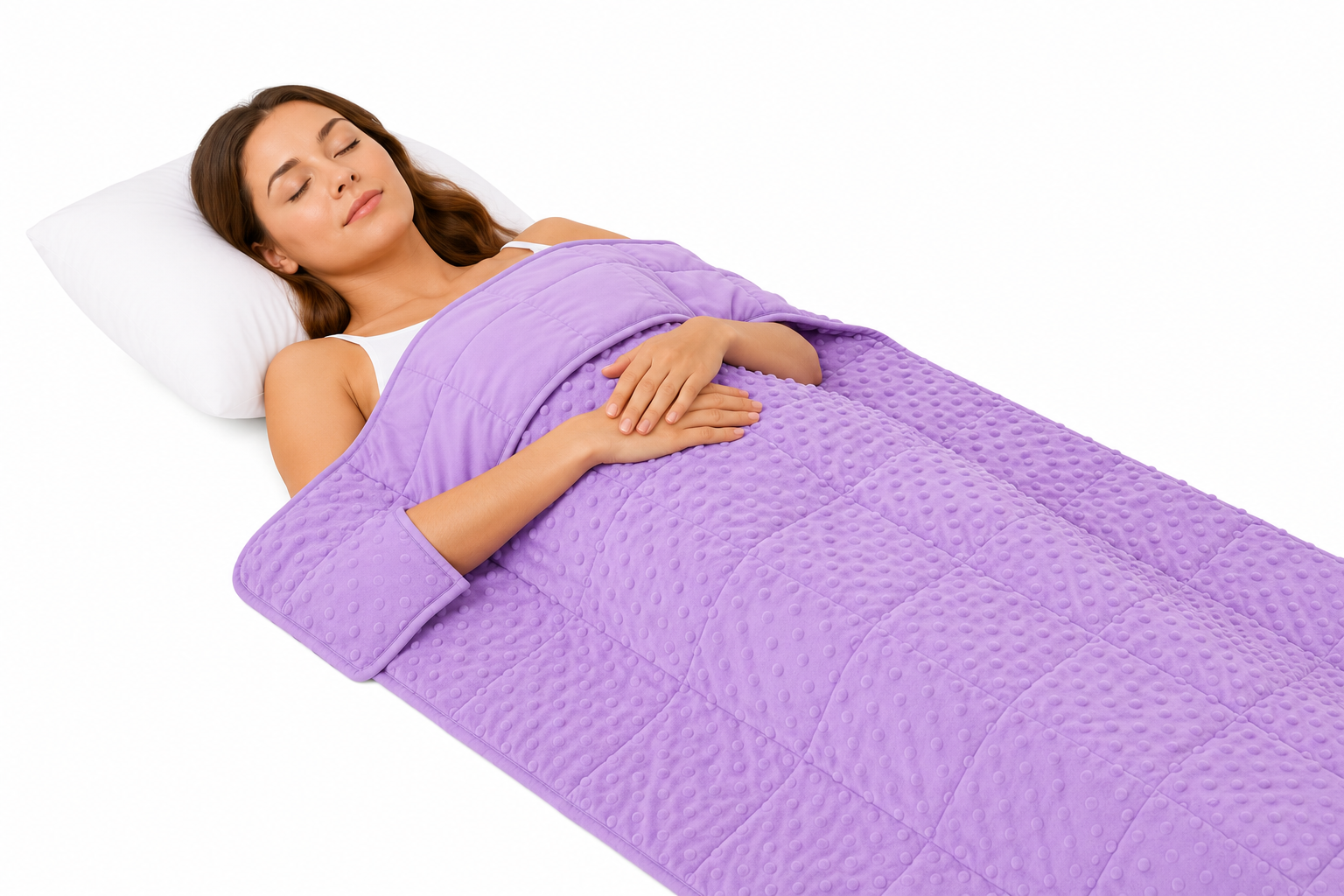 Weighted Blanket for Adults - 20 lb Heavy Blanket with Premium Glass Beads
