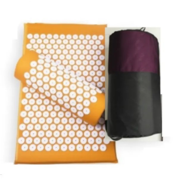 Acupressure Mat and Pillow Set for Back Pain Relief, Muscle Relaxation, Stress Relief & Recovery