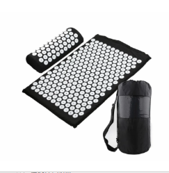 Acupressure Mat and Pillow Set for Back Pain Relief, Muscle Relaxation, Stress Relief & Recovery
