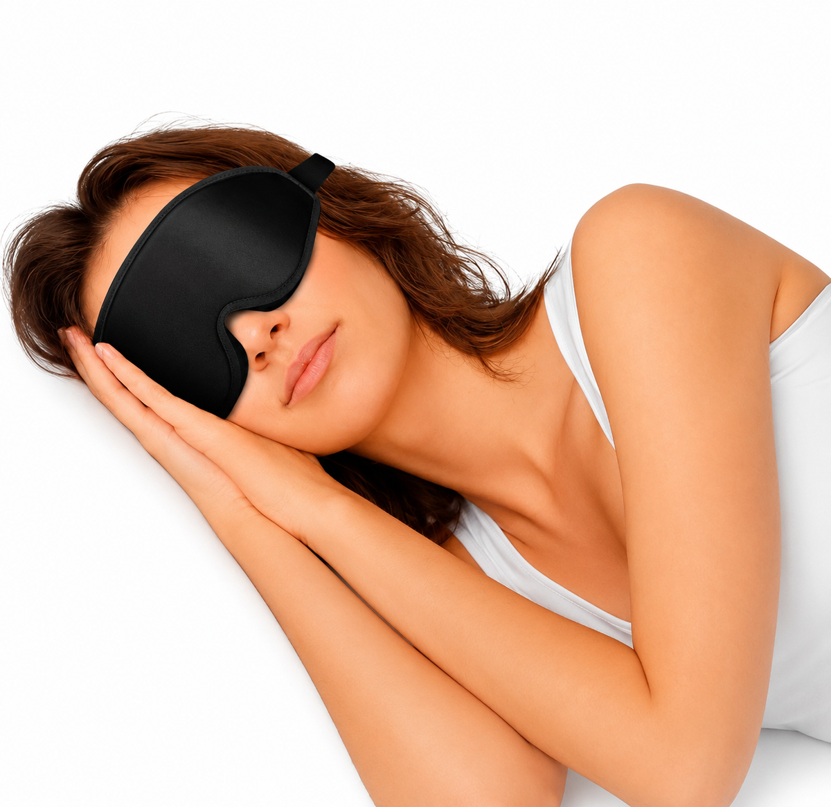 Restbod 3D Contoured Sleep Mask – 99% Blackout Eye Mask with Adjustable Strap for Sleeping & Travel